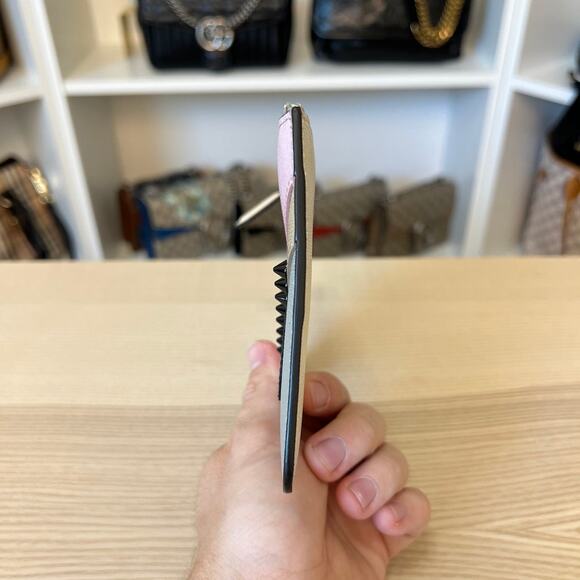 Fendi Vitello Elite Monster Eyes Studded Zip Pouch Ghiaccio Black Multicolor - Picture 5 of 10